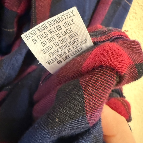 Go Silk Plaid Button Down Shirt Women's M - Picture 4 of 5